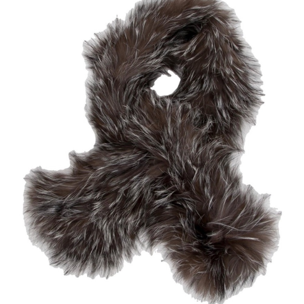Adrienne Landau Fox scarf